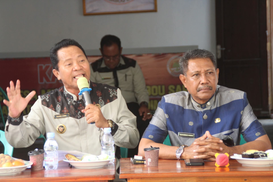PERESMIAN KANTOR KOPDES MERAH PUTIH RASABOU SAPE DAN PEREKRUTAN ANGGOTA KOPDES MERAH PUTIH